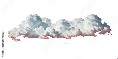 Vector realistic cutout clean cloud of smoke or fog. Fog or cloud on an isolated transparent background. Haze fog clouds on transparent background.	
