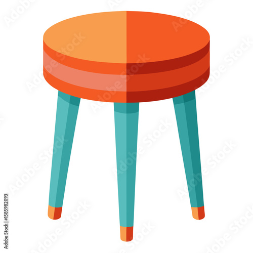 colorful wooden chairs