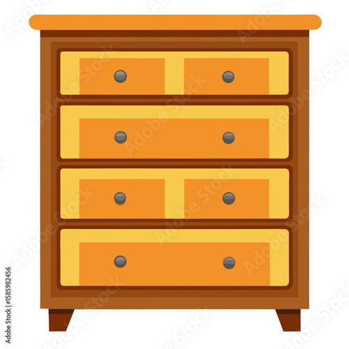 wooden chest of drawers