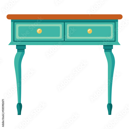 old wooden table