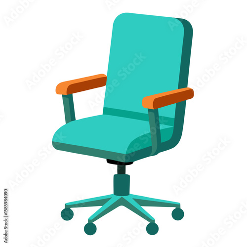 office chair isolated on white