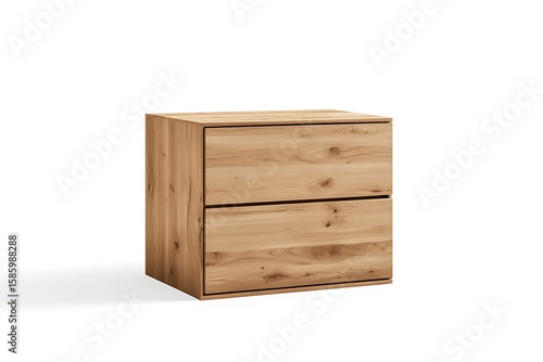 Wallpaper Mural Wooden nightstand with two drawers on a white background for bedroom furniture sale Torontodigital.ca