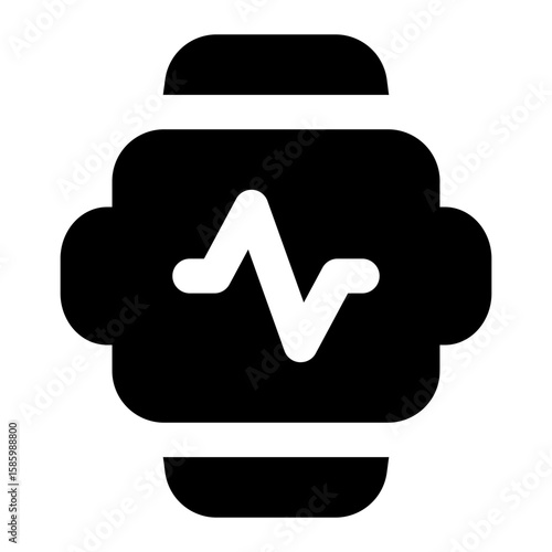 fitness tracker icon for illustration