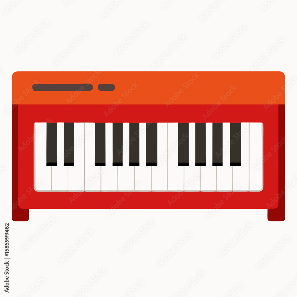 Fototapeta premium piano keys vector illustration