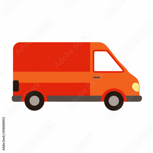 truck isolated on white