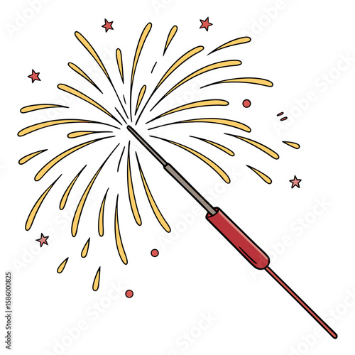 Vibrant Fireworks Celebration Depicting Explosive Patterns and Bright Colors Across the Night Sky
