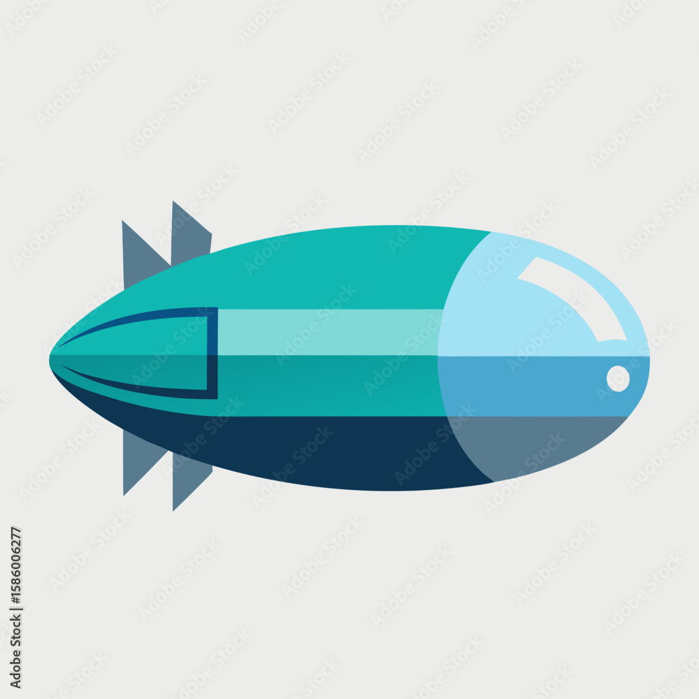 Fototapeta premium vector illustration of an airplane