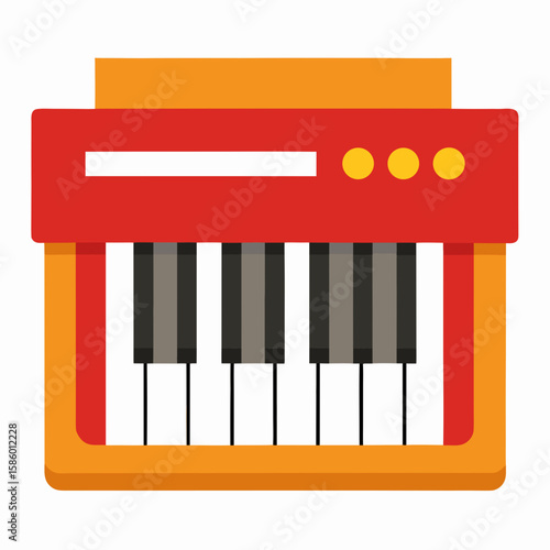 vector piano keys