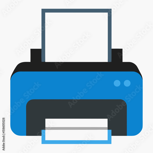 printer icon vector illustration