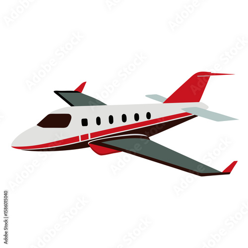 airplane isolated on white