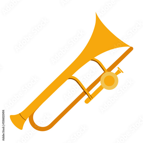 trumpet vector illustration