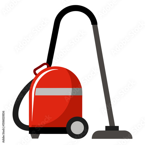 red vacuum cleaner