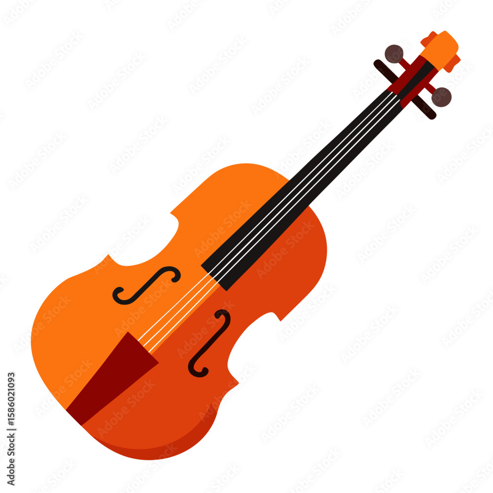 Fototapeta premium violin isolated on white