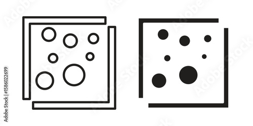 Heat Map icon. linear style sign for mobile concept and web design.