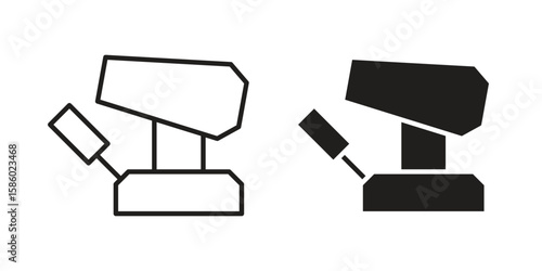 Floor sanding machine icon. linear style sign for mobile concept and web design.