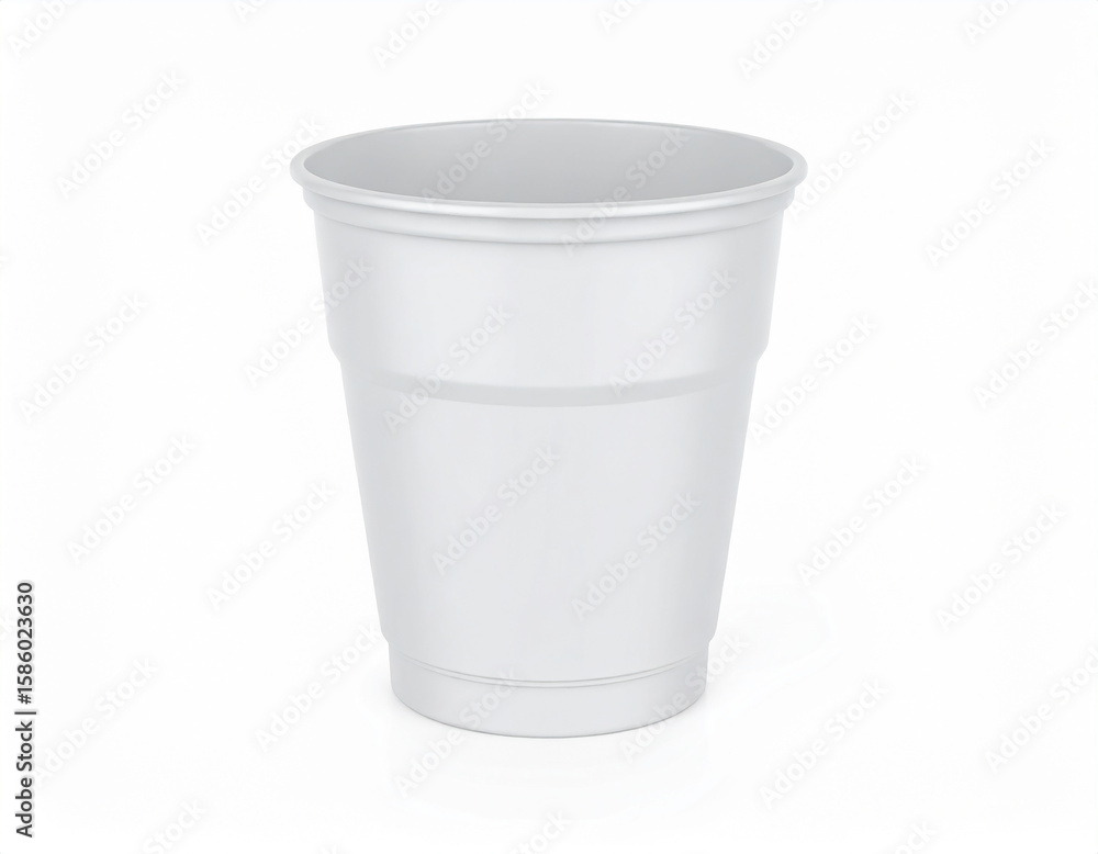 custom made wallpaper toronto digitalRealistic 3d render of a single empty white styrofoam cup isolated on white
