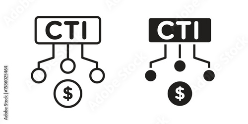 Consumer prices index icon. linear style sign for mobile concept and web design.
