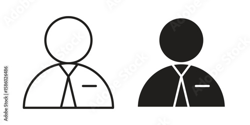 Cashier icon. linear style sign for mobile concept and web design.