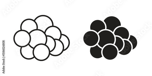 Cancer icon. linear style sign for mobile concept and web design.