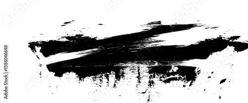Vector grunge brush strokes texture rough black scratches for wallpaper.