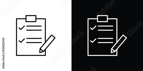 Requirements icon For your design, logo. Vector illustration. Editable Stroke.