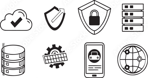 Password Lock and Key Clipart