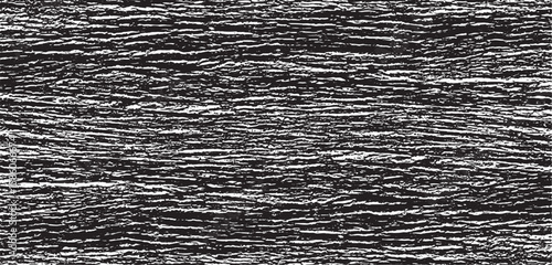 Monochrome texture composed of irregular graphic elements. Distressed uneven grunge background. Abstract vector illustration. Overlay for interesting effect and depth. Isolated on white background.
