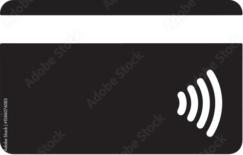 Contactless Payment Card Showing Wireless Connectivity Indicator A Seamless And Convenient Way To Make Purchases