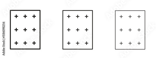 Mattress icon. Premium quality symbol. Vector sign for mobile apps