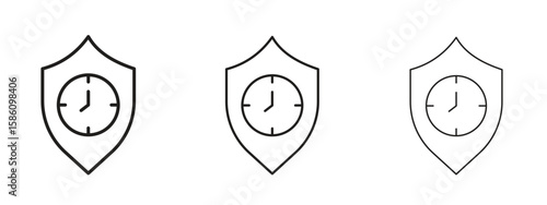 Long term icon. Premium quality symbol. Vector sign for mobile apps