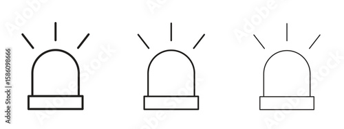 LED icon. Premium quality symbol. Vector sign for mobile apps