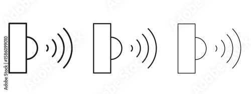 Infrared icon. Premium quality symbol. Vector sign for mobile apps