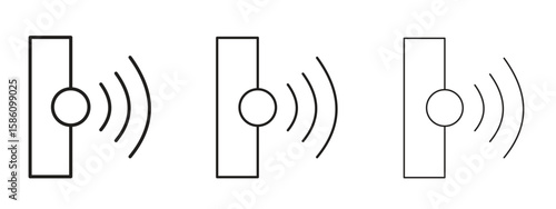 Infrared icon. Premium quality symbol. Vector sign for mobile apps