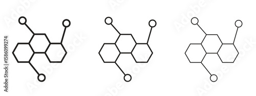 Hormones icon. Premium quality symbol. Vector sign for mobile apps