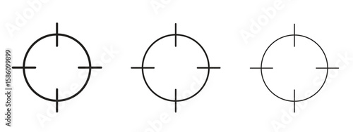 Focus icon. Premium quality symbol. Vector sign for mobile apps