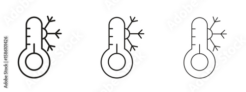Cold icon. Premium quality symbol. Vector sign for mobile apps