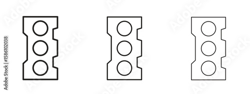 Car gasket icon. Premium quality symbol. Vector sign for mobile apps