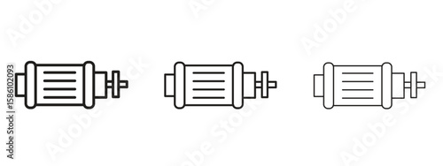 Car alternator icon. Premium quality symbol. Vector sign for mobile apps