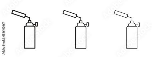 Blowtorch icon. Premium quality symbol. Vector sign for mobile apps