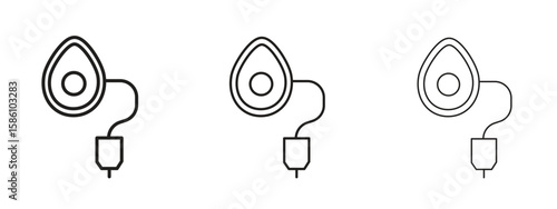 Anesthesia icon. Premium quality symbol. Vector sign for mobile apps