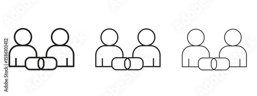 Affiliate link icon. Premium quality symbol. Vector sign for mobile apps