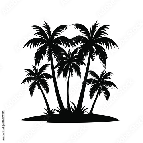 palm-trees-silhouette-on-white-background.eps