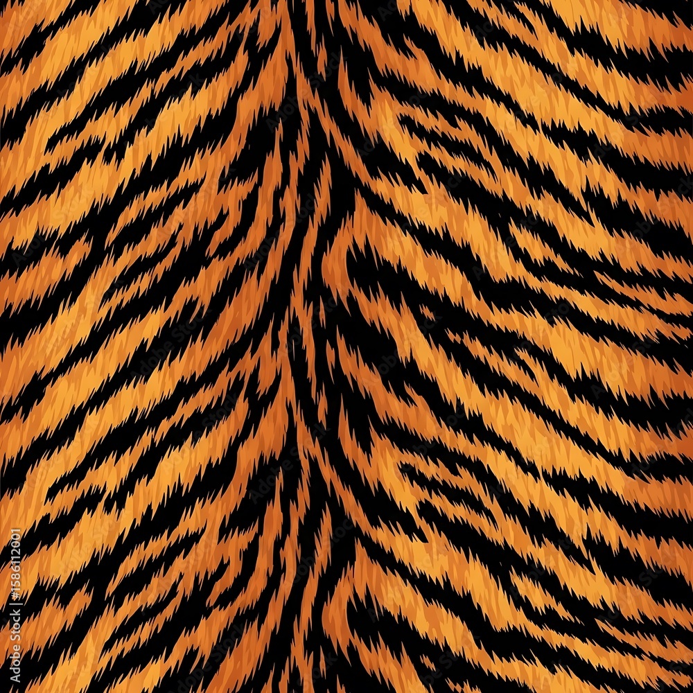 Fototapeta premium Tiger skin pattern design.