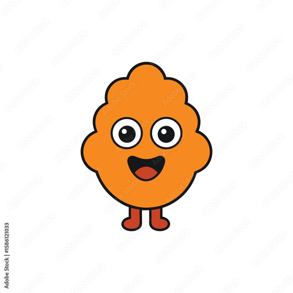 Obraz premium Fried Chicken Mascot Logo for Restaurant Branding