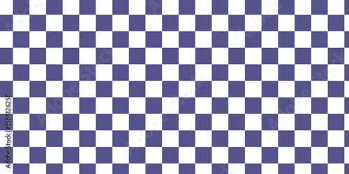seamless repeating pattern with small hand drawn checkerboard in navy blue and white. Coastal, Americana, universal dark blue checker - checkered Blue Vector.