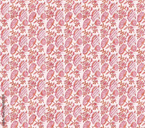 Floral Printed Button-Down Cotton Top