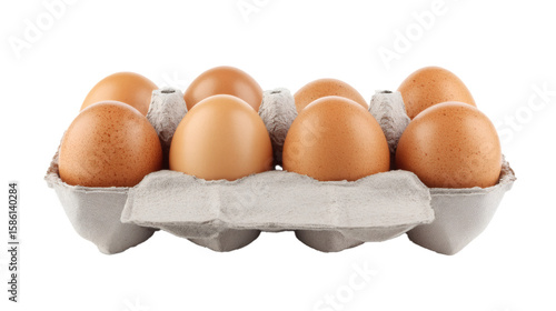 Brown Eggs in Carton png