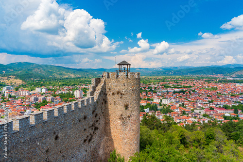 Tableau sur toile Samuel's Fortress, a fortress in Ohrid, North Macedonia