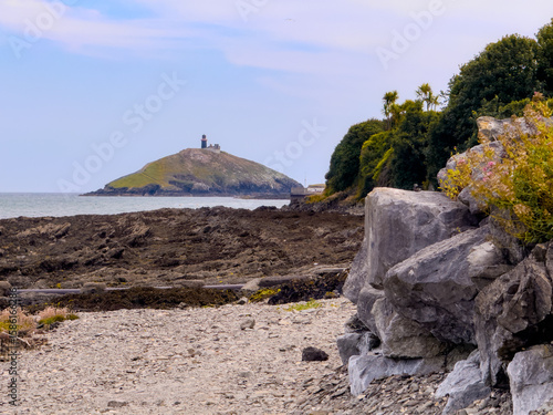 A lighthouse on an island, Ballycotton, Cork, Ireland