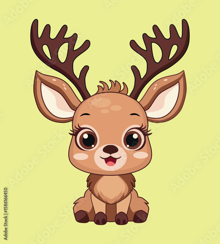 Cute Deer Illustration